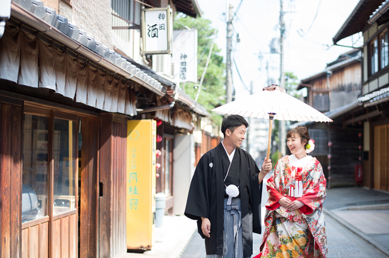 二人の歩く道のりに