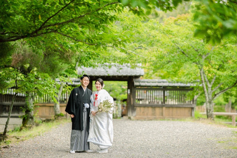 大覚寺で前撮り