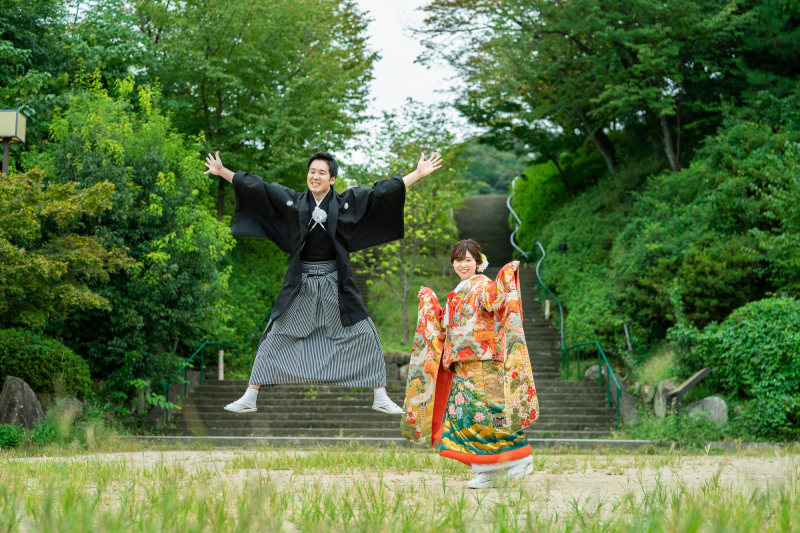 最後はジャンプ