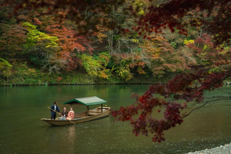 屋形船ロケ＆紅葉満喫フォトウェディング