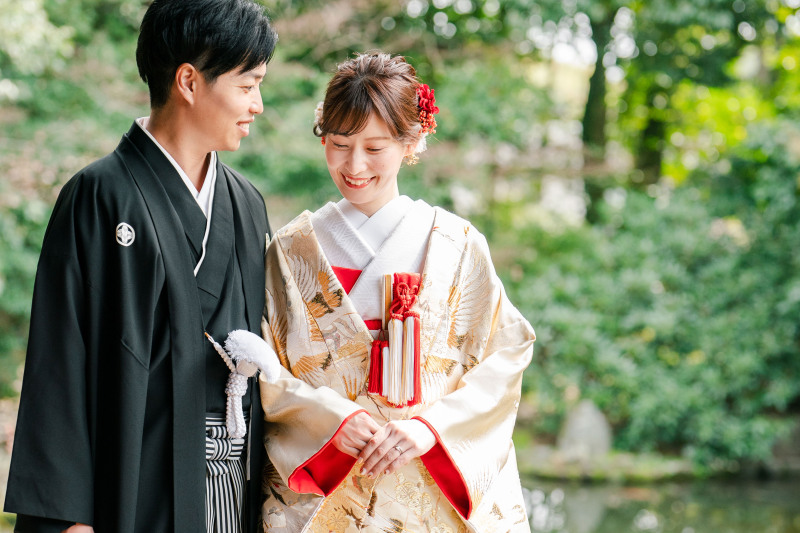 寄り添うおふたり