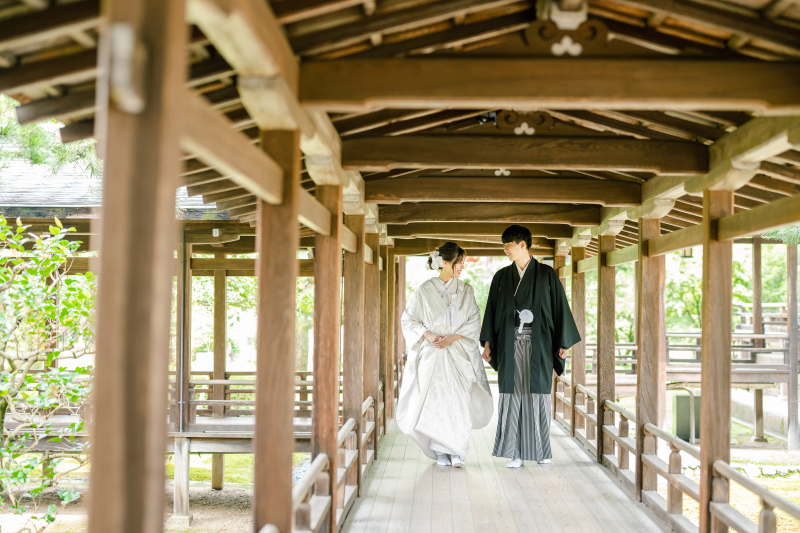 大覚寺で前撮り