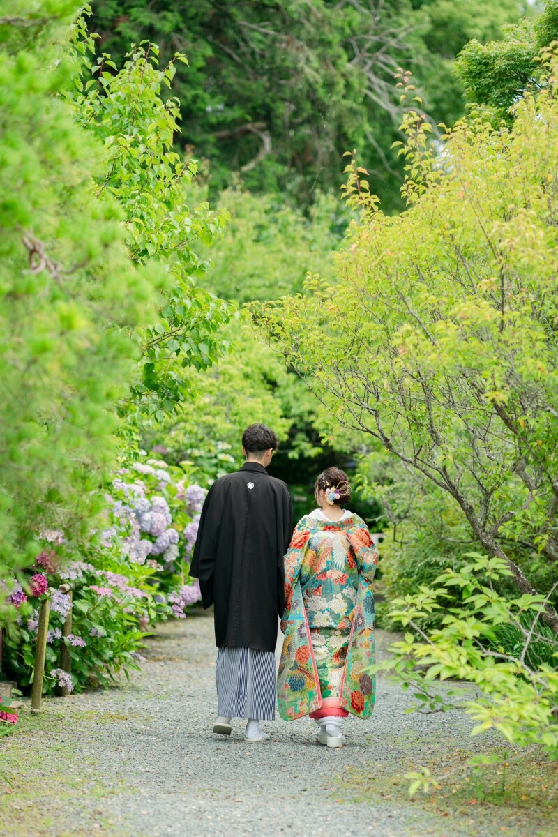 自然に囲まれて