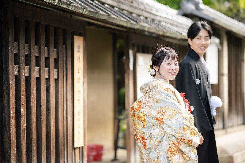 振り向きショット