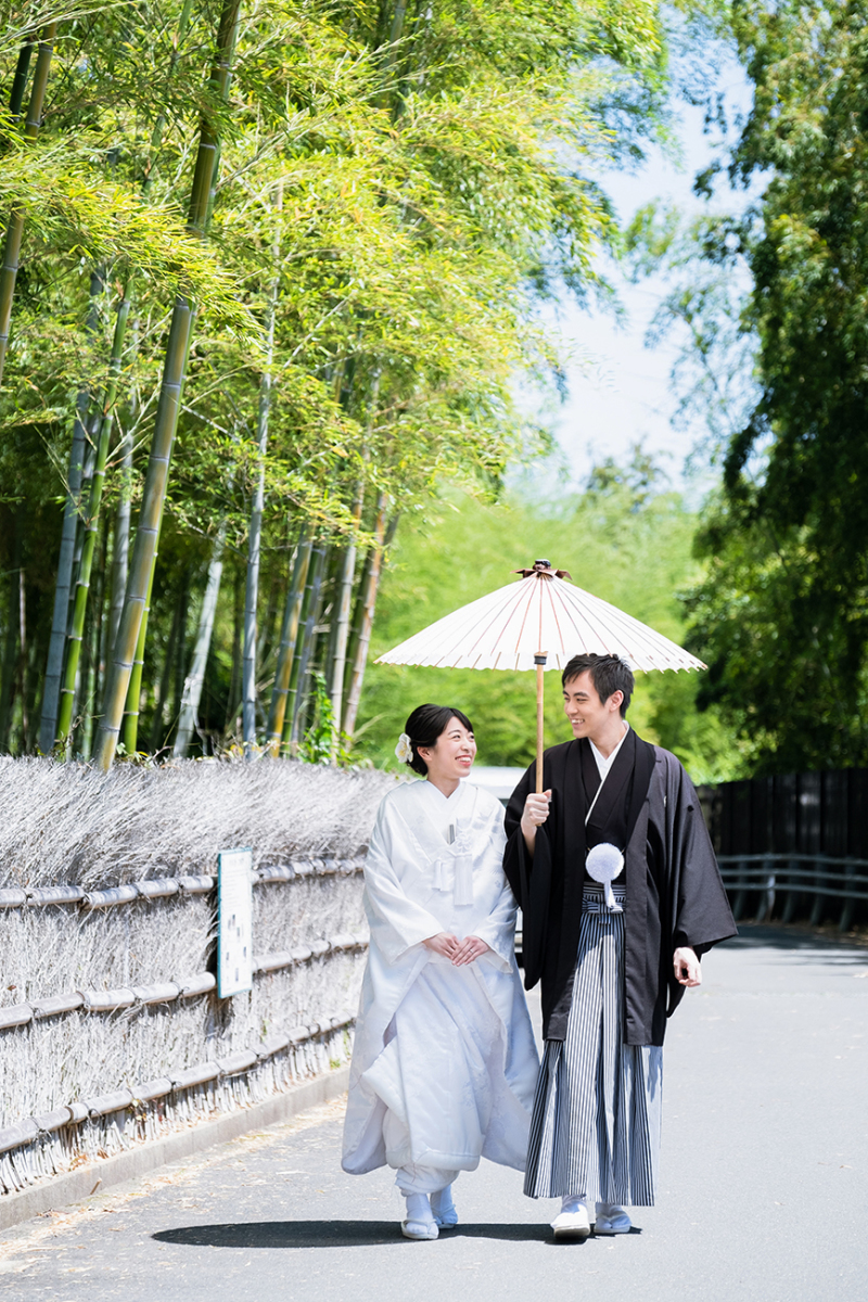 竹林前撮り撮影