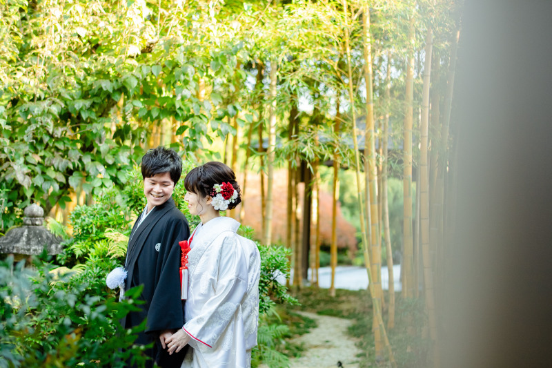 寄り添うお二人