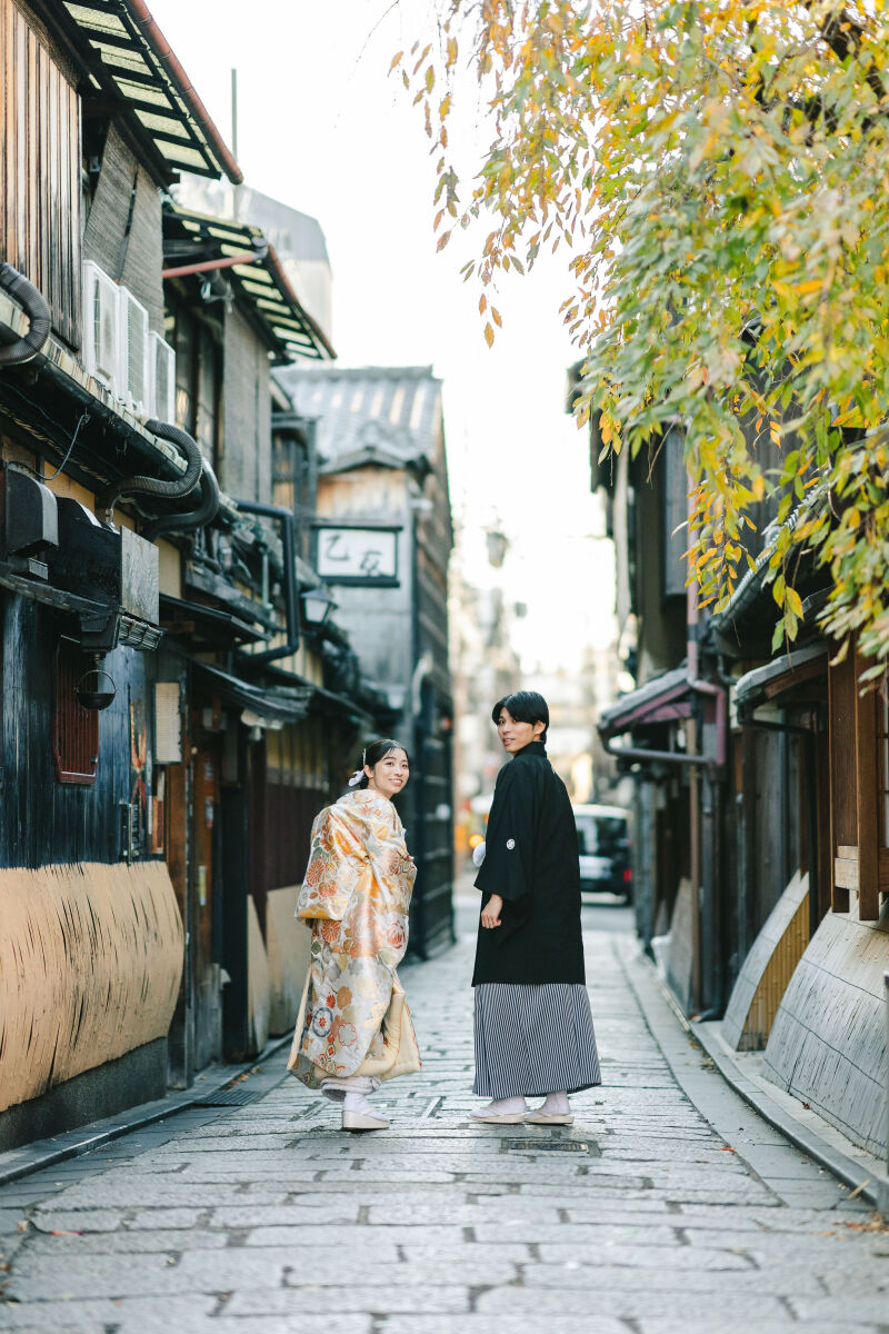 祇園で和装撮影