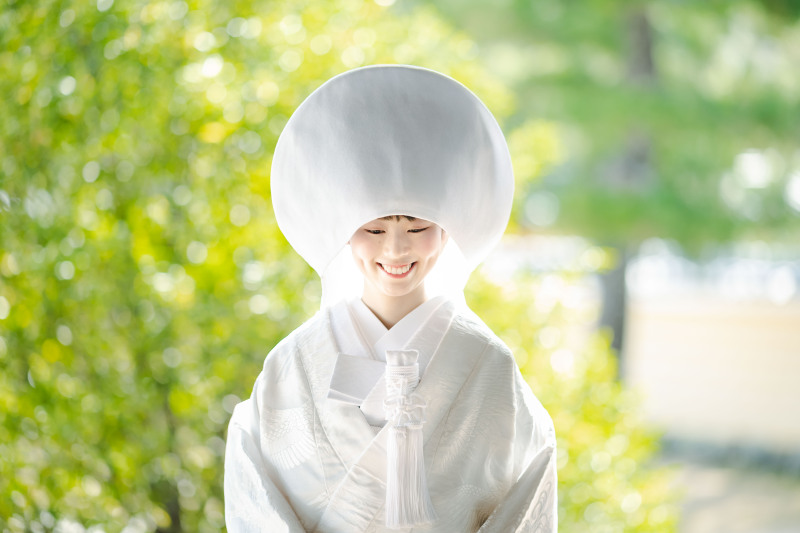 綿帽子と新婦様