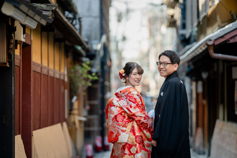 振り向きショット