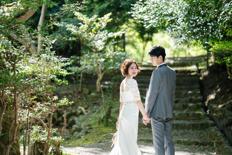 太陽に照らされて