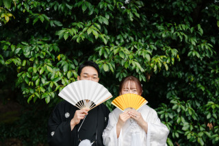 大覚寺で婚礼前撮り