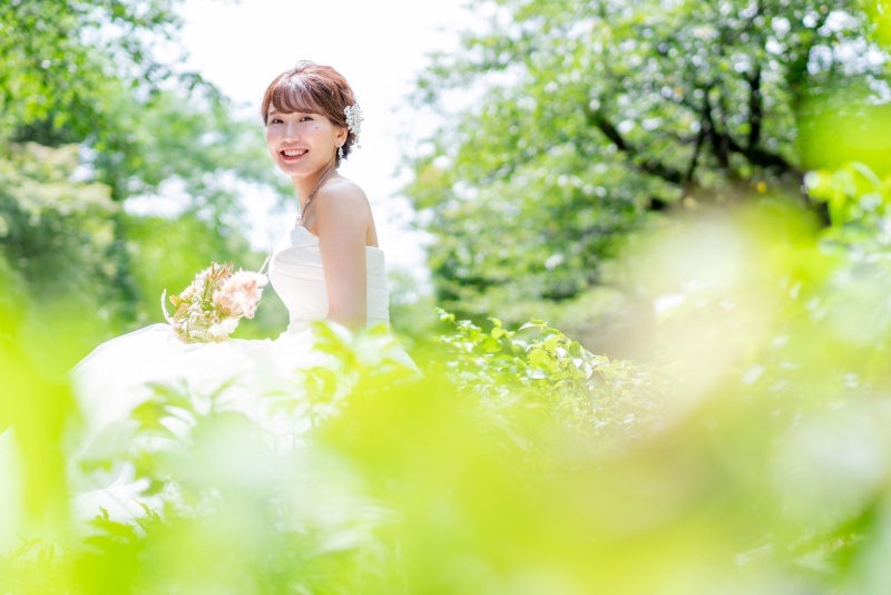 夏の洋装前撮りイメージ