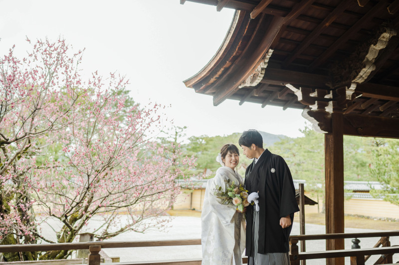 大覚寺:梅と前撮り