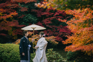 ロケーション2ヶ所、白無垢と色打掛