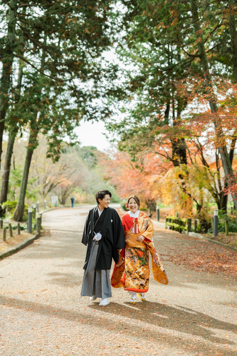 秋の前撮り撮影
