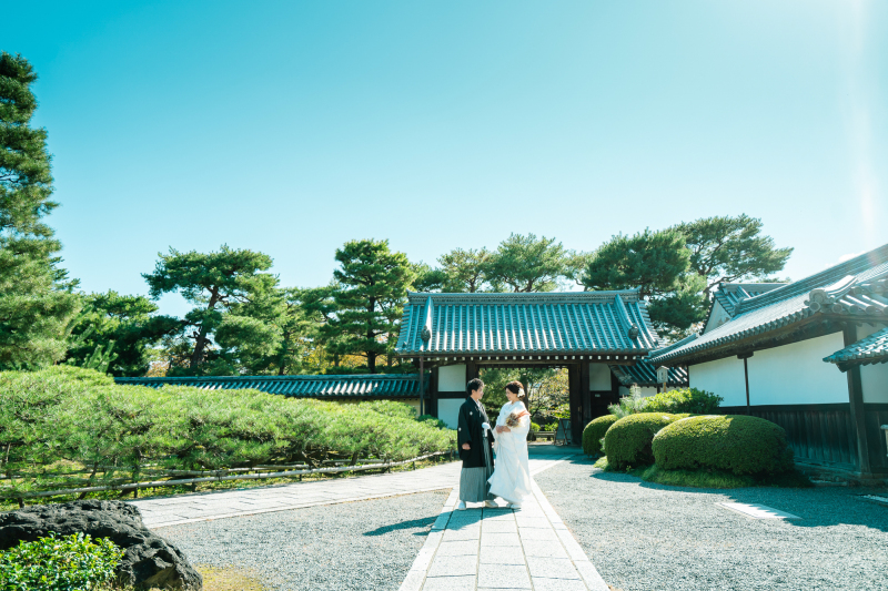 初秋の大覚寺で