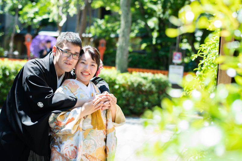 後ろからぎゅーっと