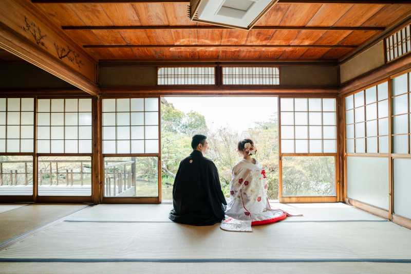 寄り添うおふたり