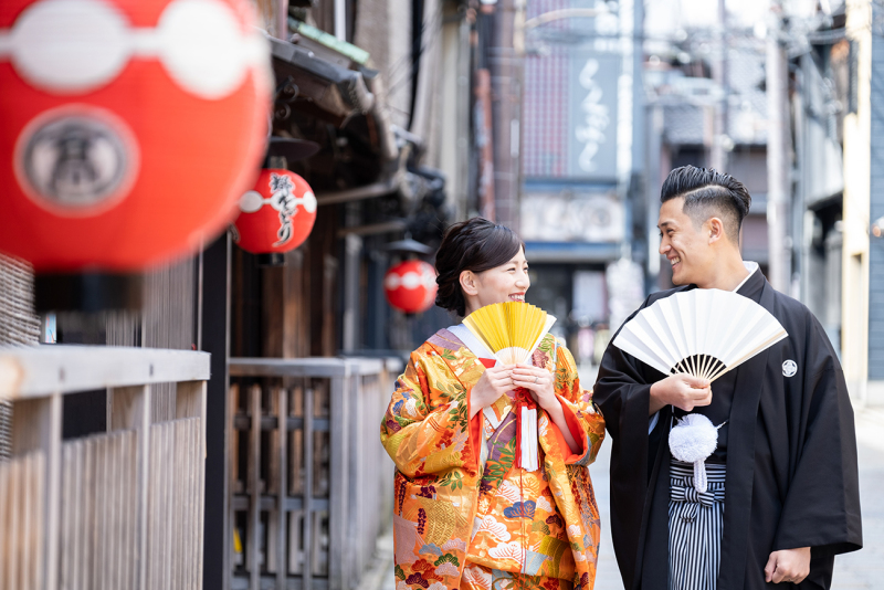 町家の色合いで