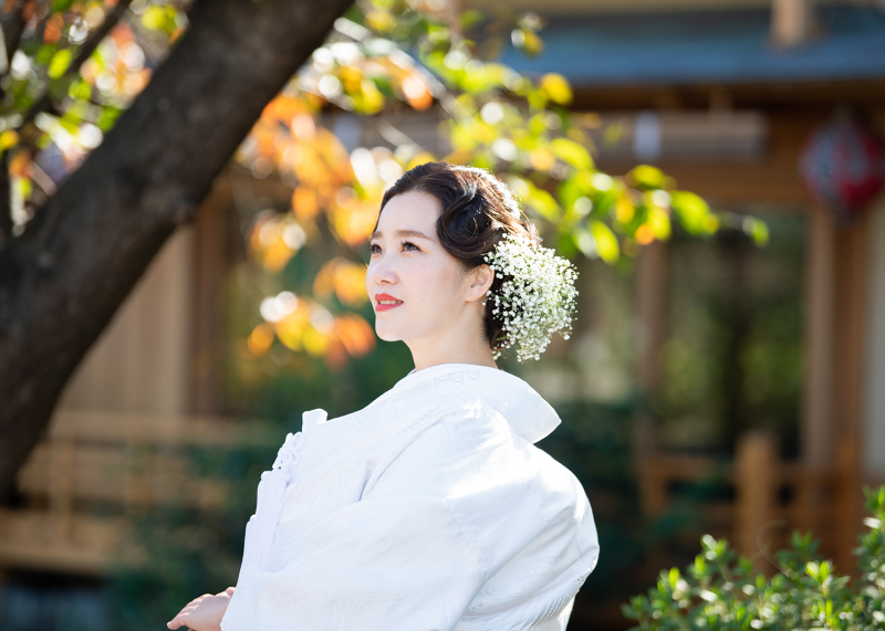 和装のヘアスタイル