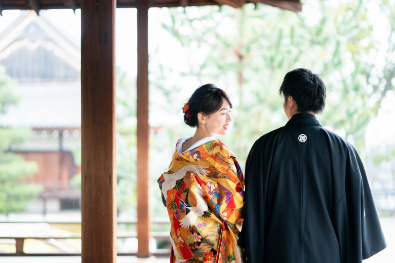 伏し目な新婦様