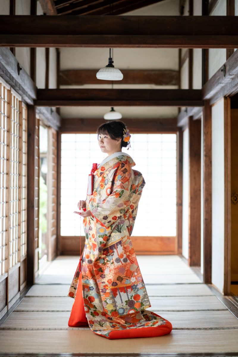 畳と障子と花嫁さん