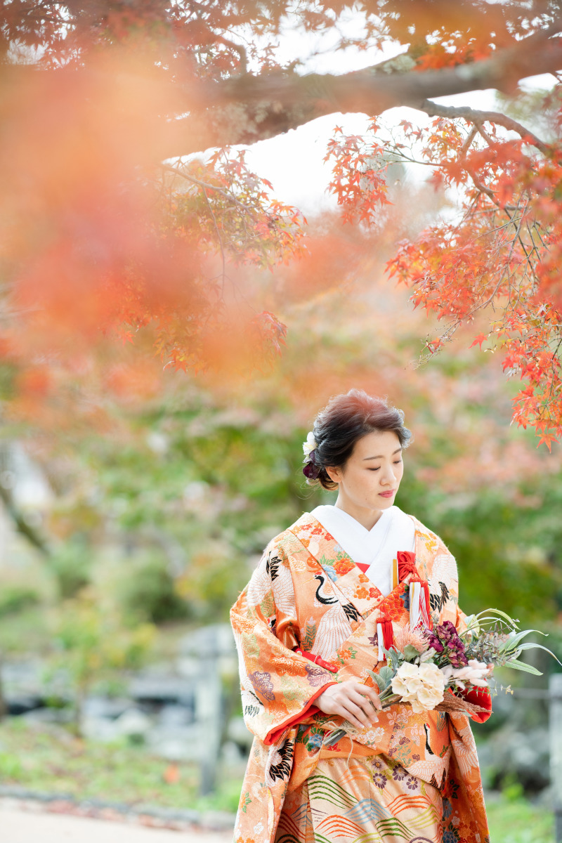 ドライフラワーのブーケ