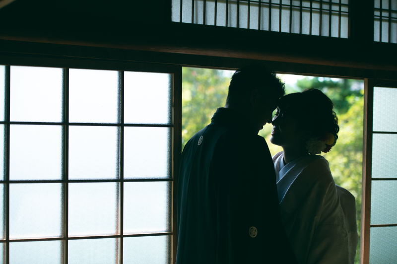 オシャレにシルエット撮影