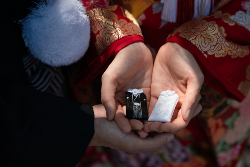 朝の光を受けて