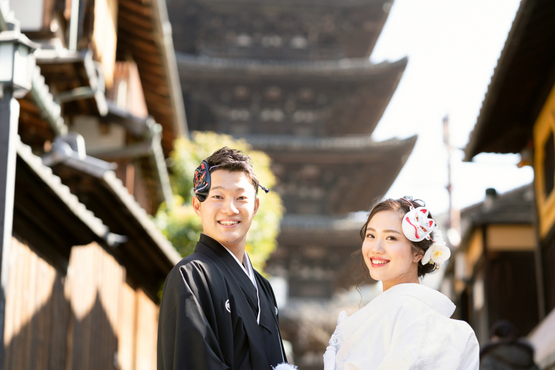 小道具が凄く似合う新郎様と新婦様