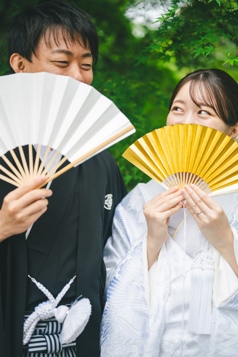 終始笑顔のあふれるおふたり