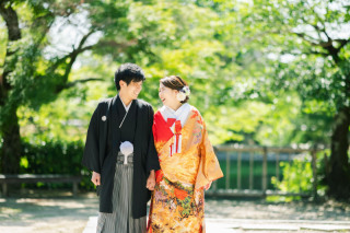 新緑と前撮り