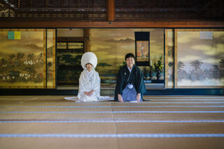 色打掛と白無垢で前撮り