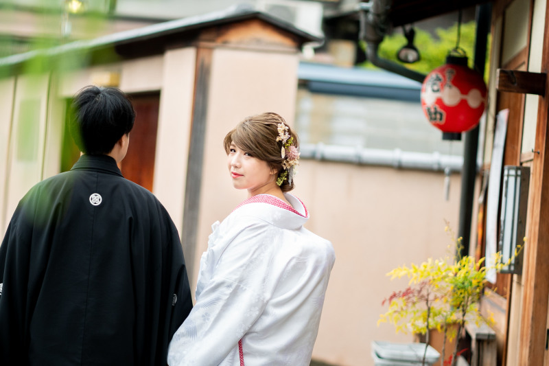 振り向きショット