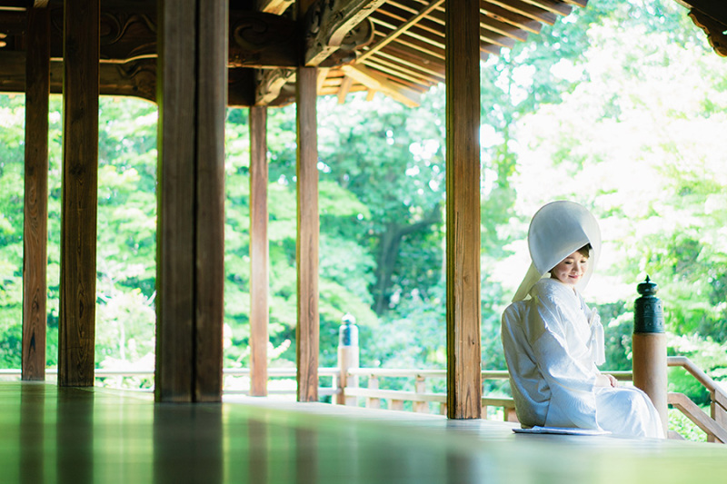 京都のお寺にて
