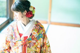 素敵なお二人と神社で前撮り