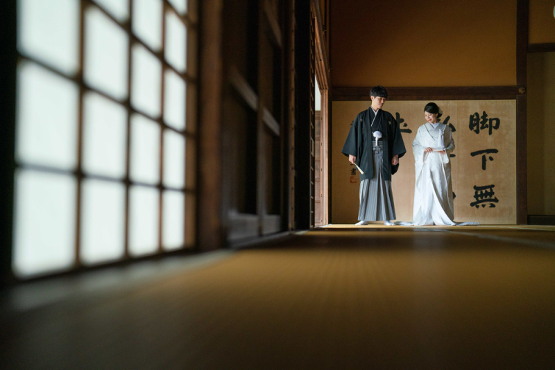 シックな色合いに