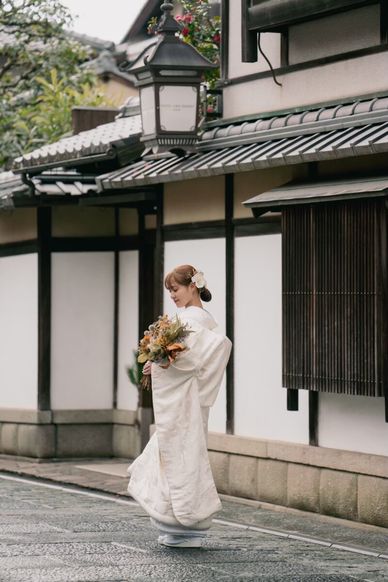 ブーケを添えて