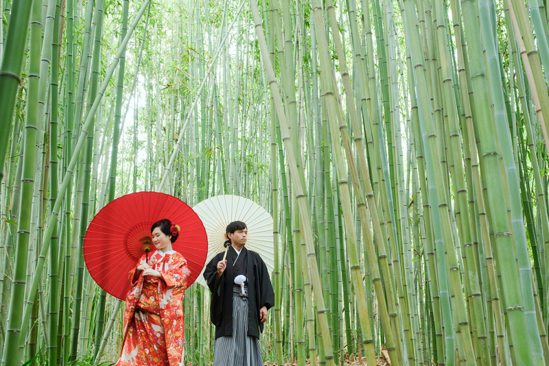 青々とした中で