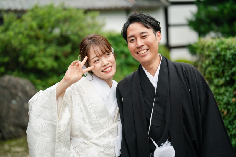 白無垢で寺院撮影☆