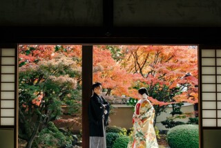 紅葉シーズンの妙顕寺