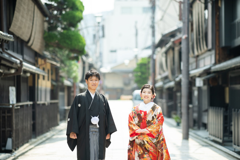 二人だけの街並み