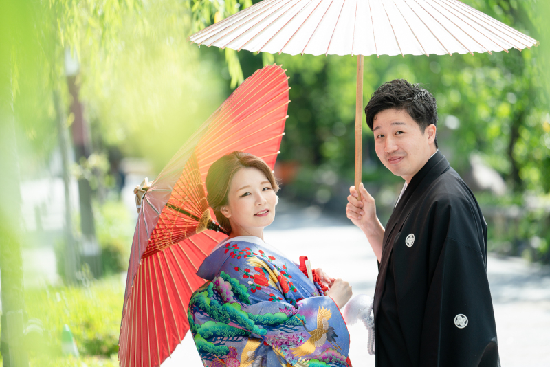 緑あふれる祗園にて