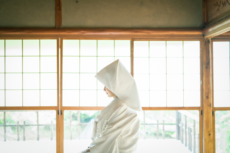 白無垢にチェンジ