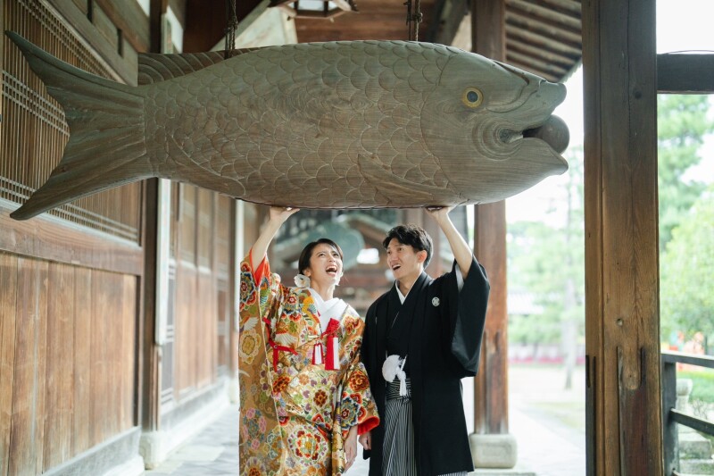 萬福寺の魚
