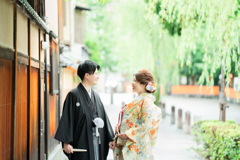 早朝から祗園にて