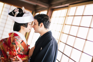 京都のお寺　随心院でのロケーションフォト