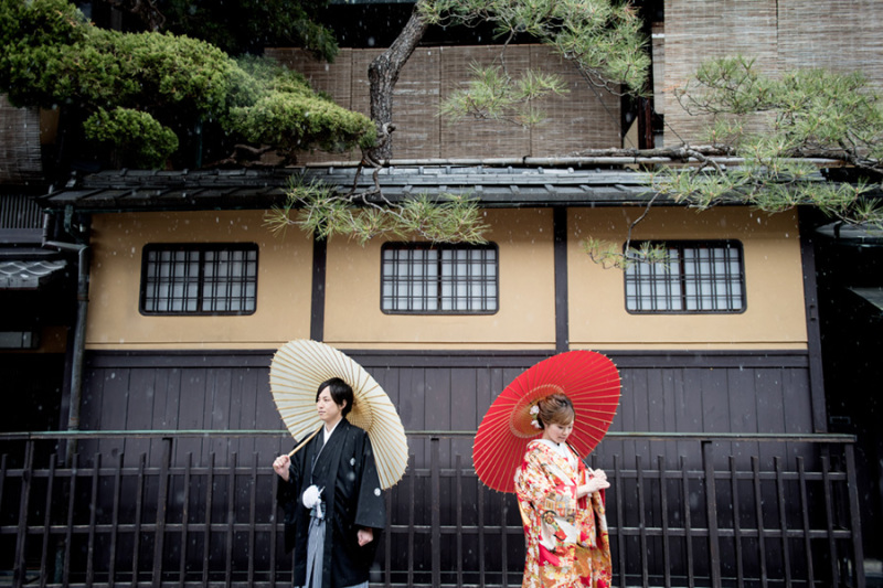 綺麗な雪と一緒に