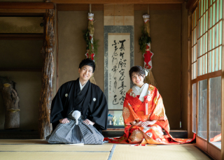 ゆっくりと和装ロケ