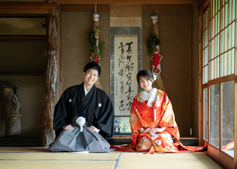 ゆっくりと和装ロケ